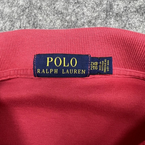 Polo Ralph Lauren Polo Shirt Mens 2XB Salmon Classic Fit Pony Golf Casual Preppy - Picture 5 of 13